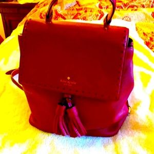 COPY - Kate Spade Leather Mini Back Pack Merlot